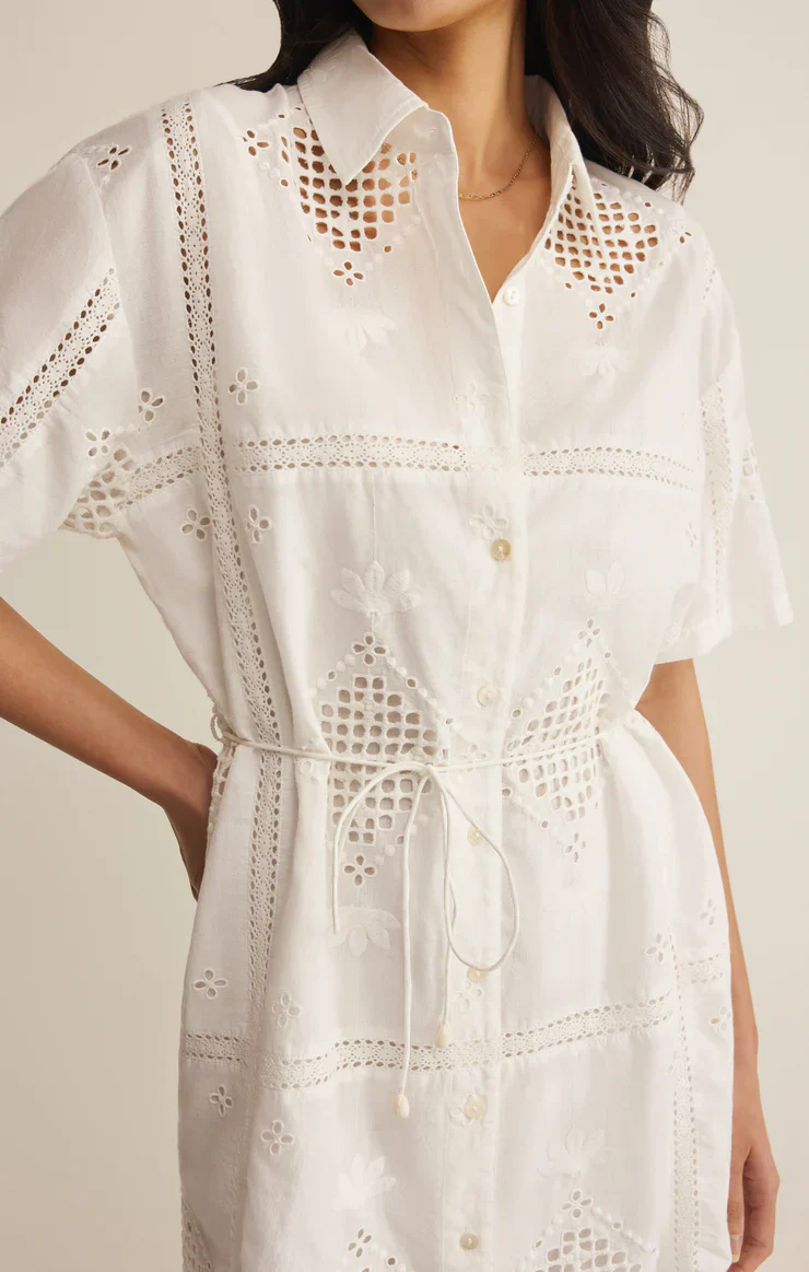 Annabelle Eyelet Dress - Image 3