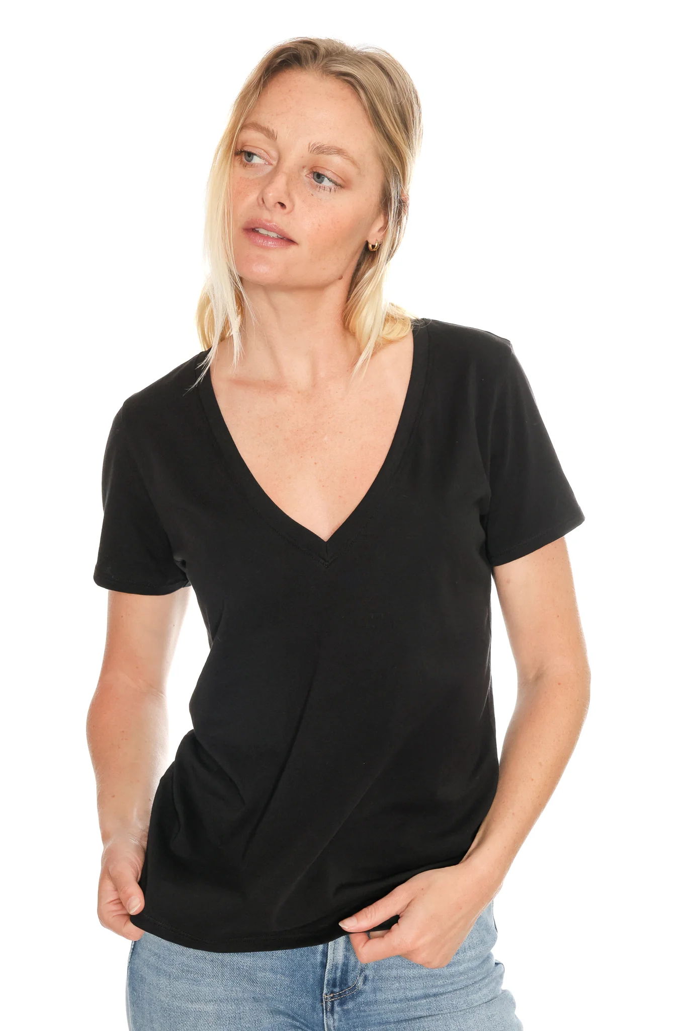 Blair Slim V-Neck - Image 5