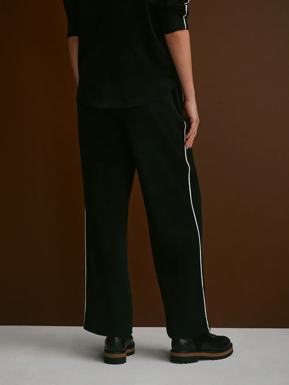 Brushed Rib Straight Leg Pant - Image 4