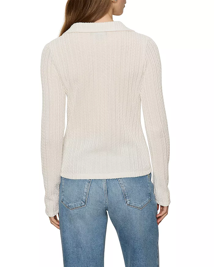 Button Down Textured Top - Image 3