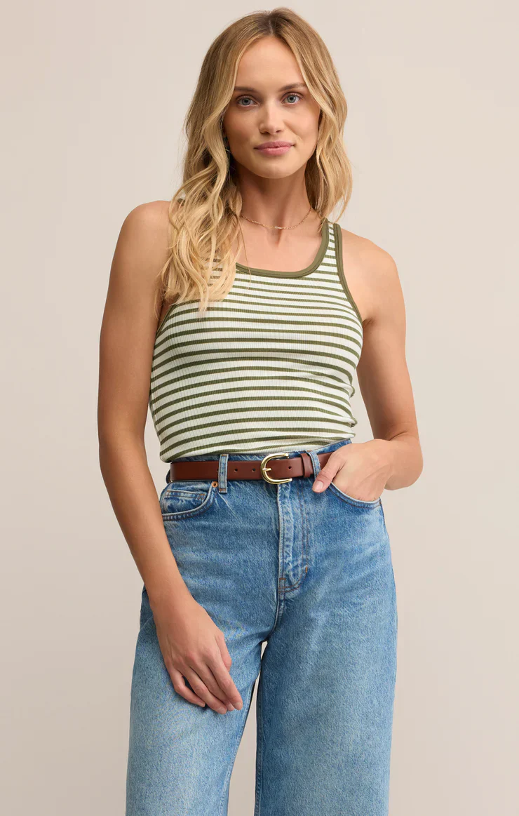 Classic Striped Scoop Tank - Image 4