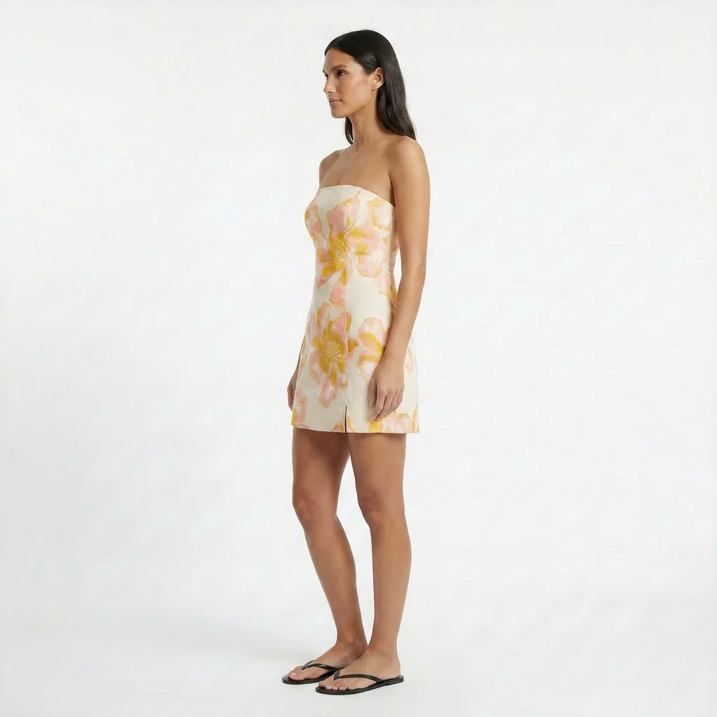 Floral Trippin Mini Dress - Image 2