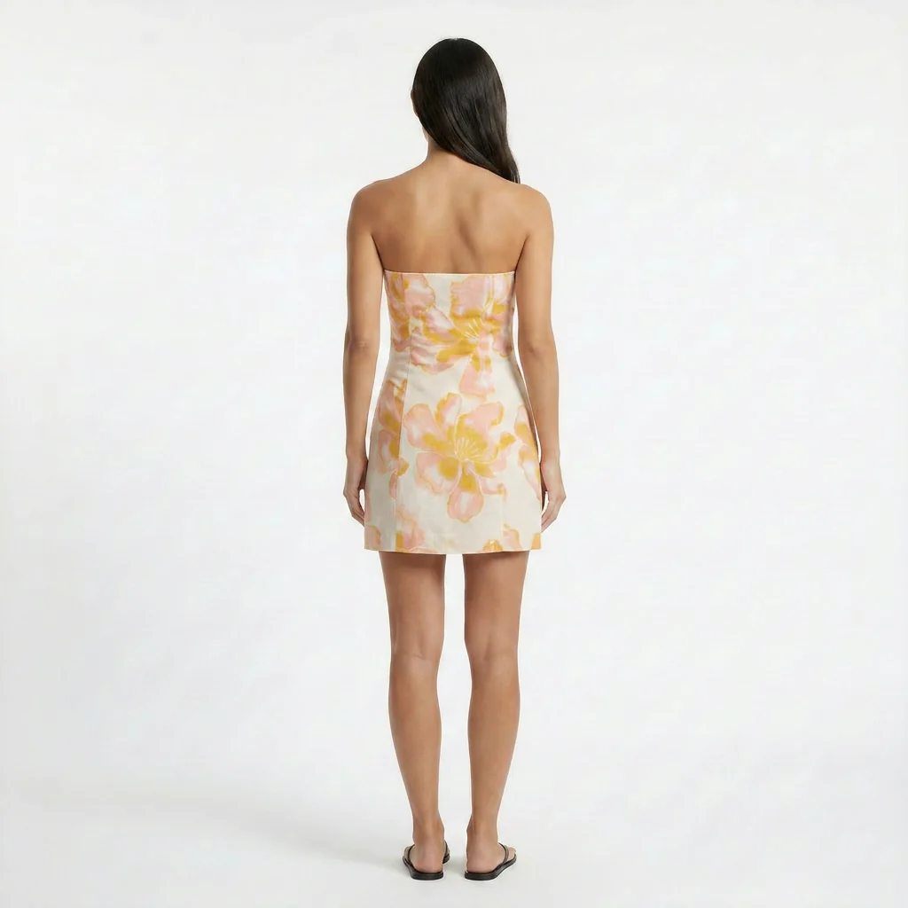 Floral Trippin Mini Dress - Image 3