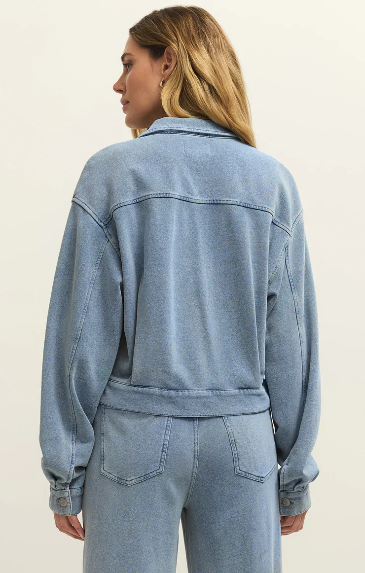 Heritage Knit Denim Jacket - Image 4