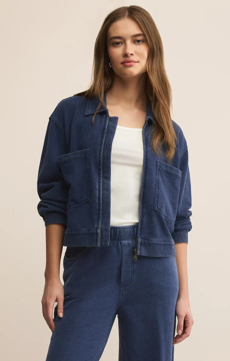 Heritage Knit Denim Jacket - Image 5