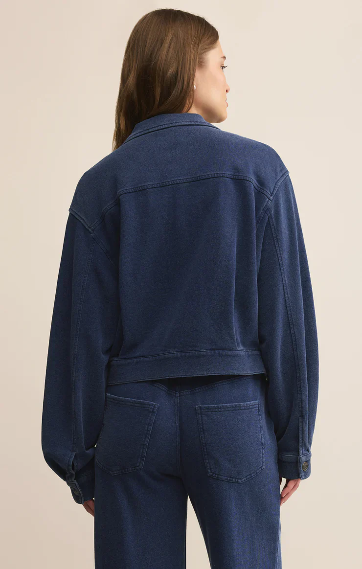 Heritage Knit Denim Jacket - Image 8