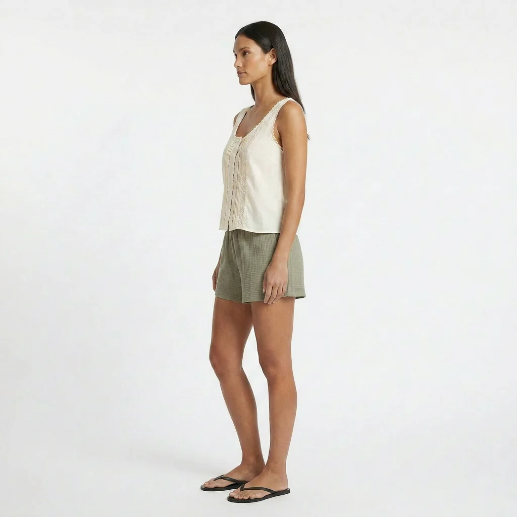 Isla Double Cloth Short - Image 2