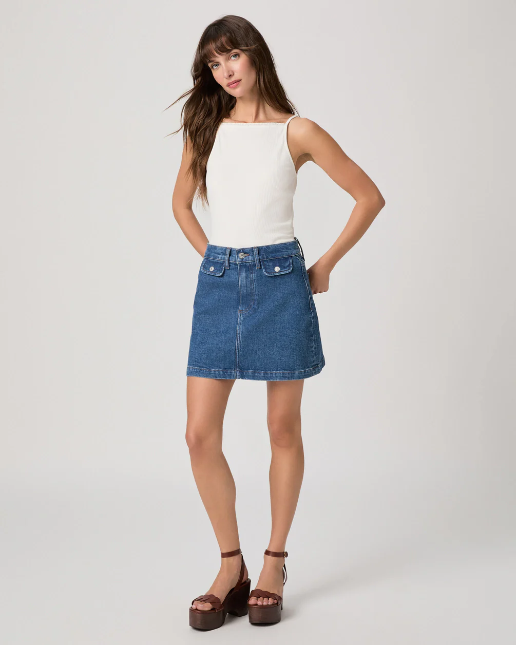 Janelle Skirt in Laguna - Image 2