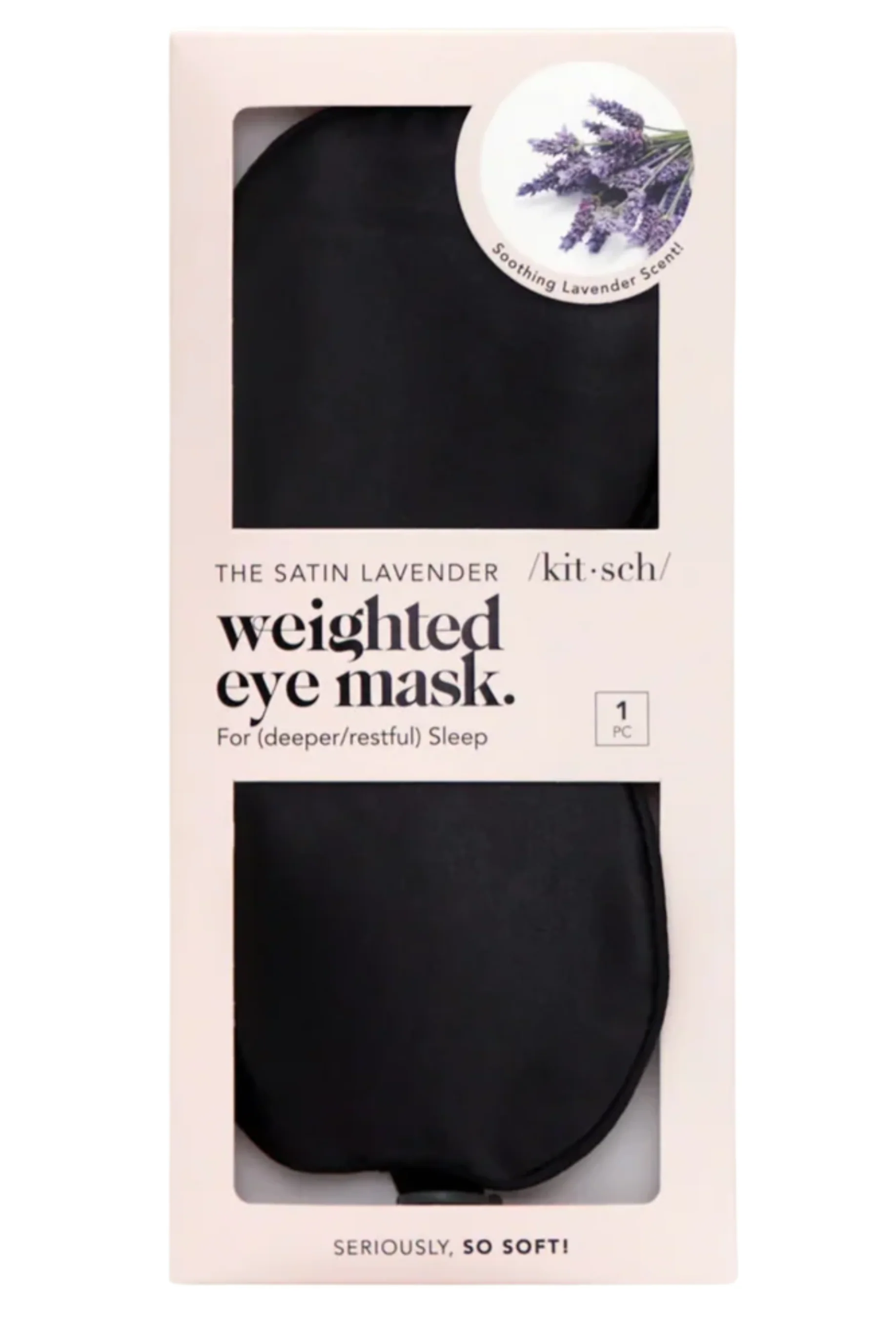 Lavender Weighted Satin Eye Mask