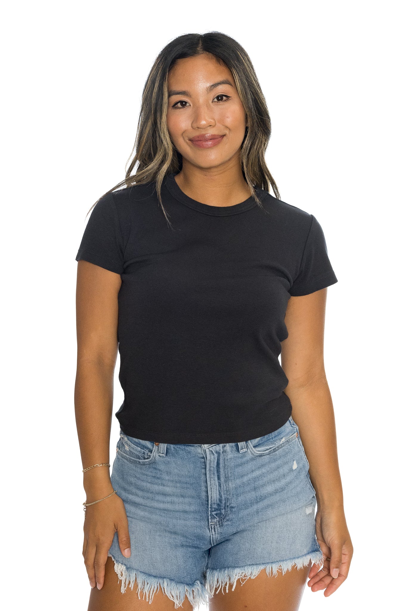 Lexi Rib Sun-In Crew Tee - Image 11