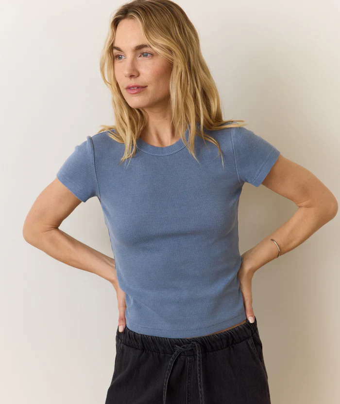 Lexi Rib Sun-In Crew Tee - Image 22