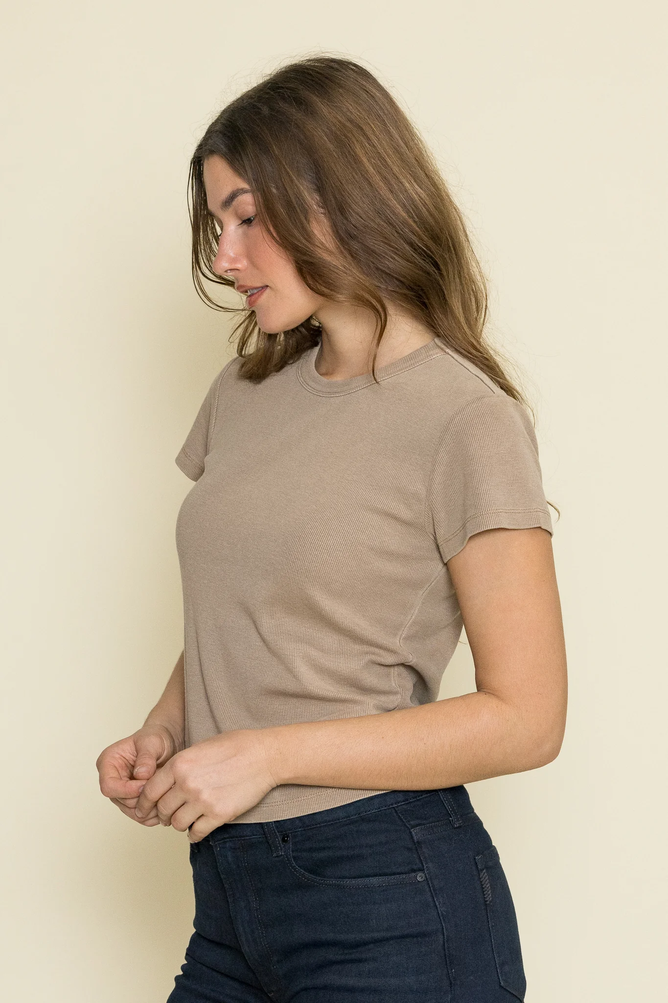 Lexi Rib Sun-In Crew Tee - Image 9