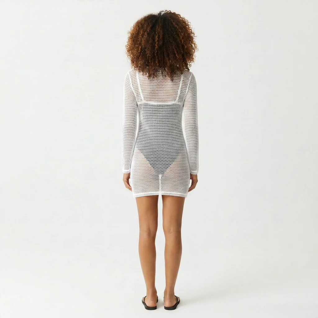 Long Bell Mini Dress - Image 3