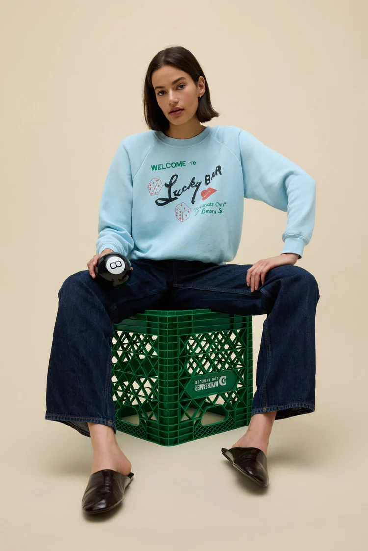 Lucky Bar Shrunken Raglan Sweatshirt - Image 2