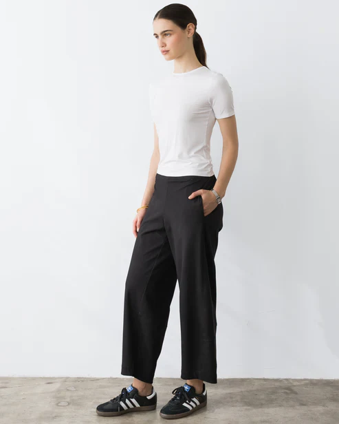 Ponte Knit Barrel Pant - Image 2