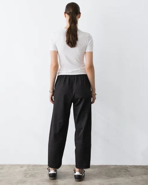 Ponte Knit Barrel Pant - Image 3