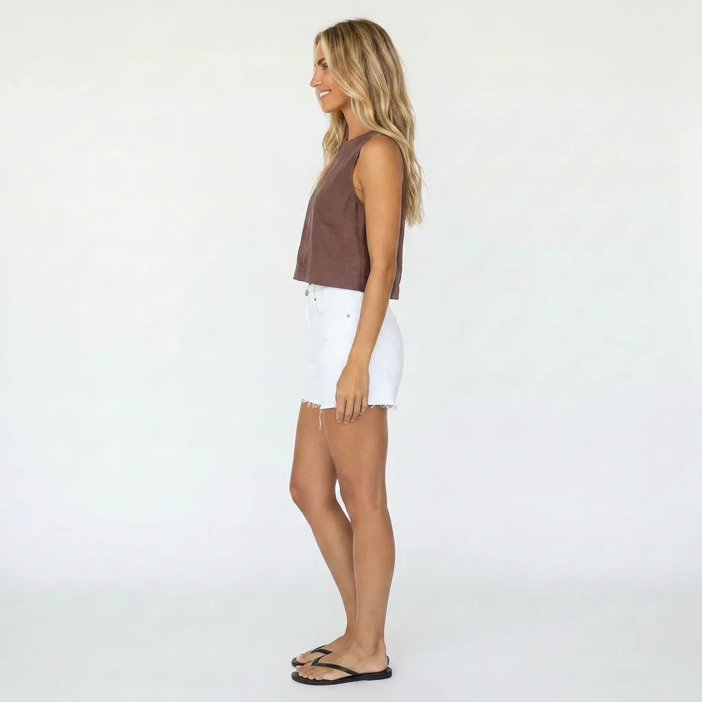 Quinn Linen Tank - Image 2