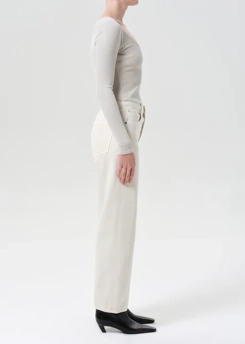 Ren Wide Leg in Brown Rice - Image 3