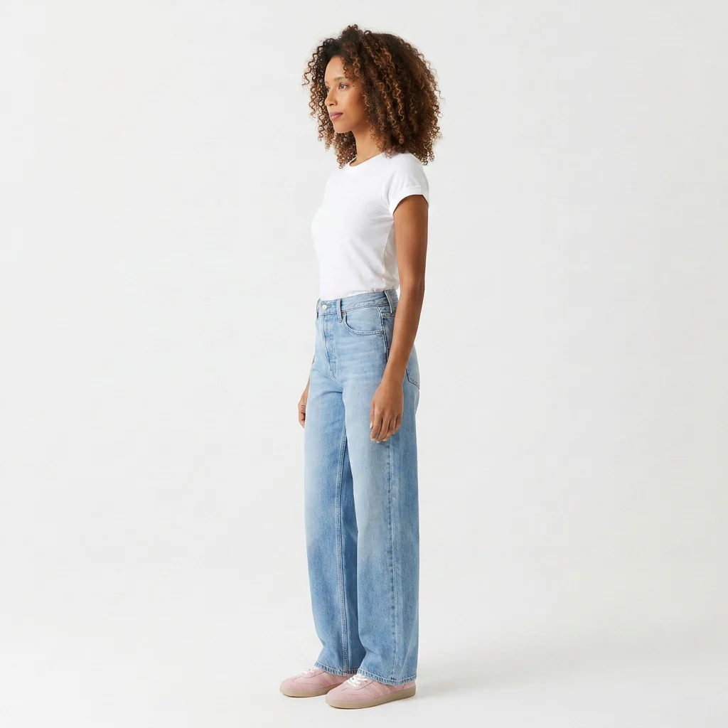 Ren Wide Leg in Memory - Image 2