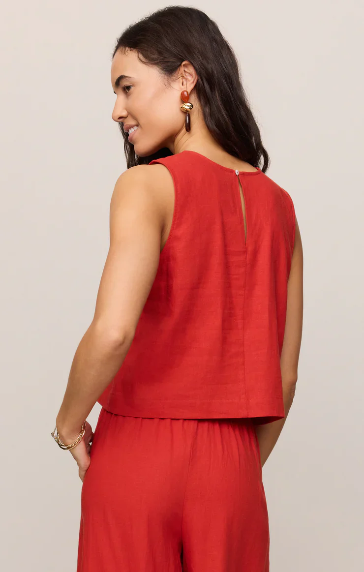 Sloane Linen Top - Image 3