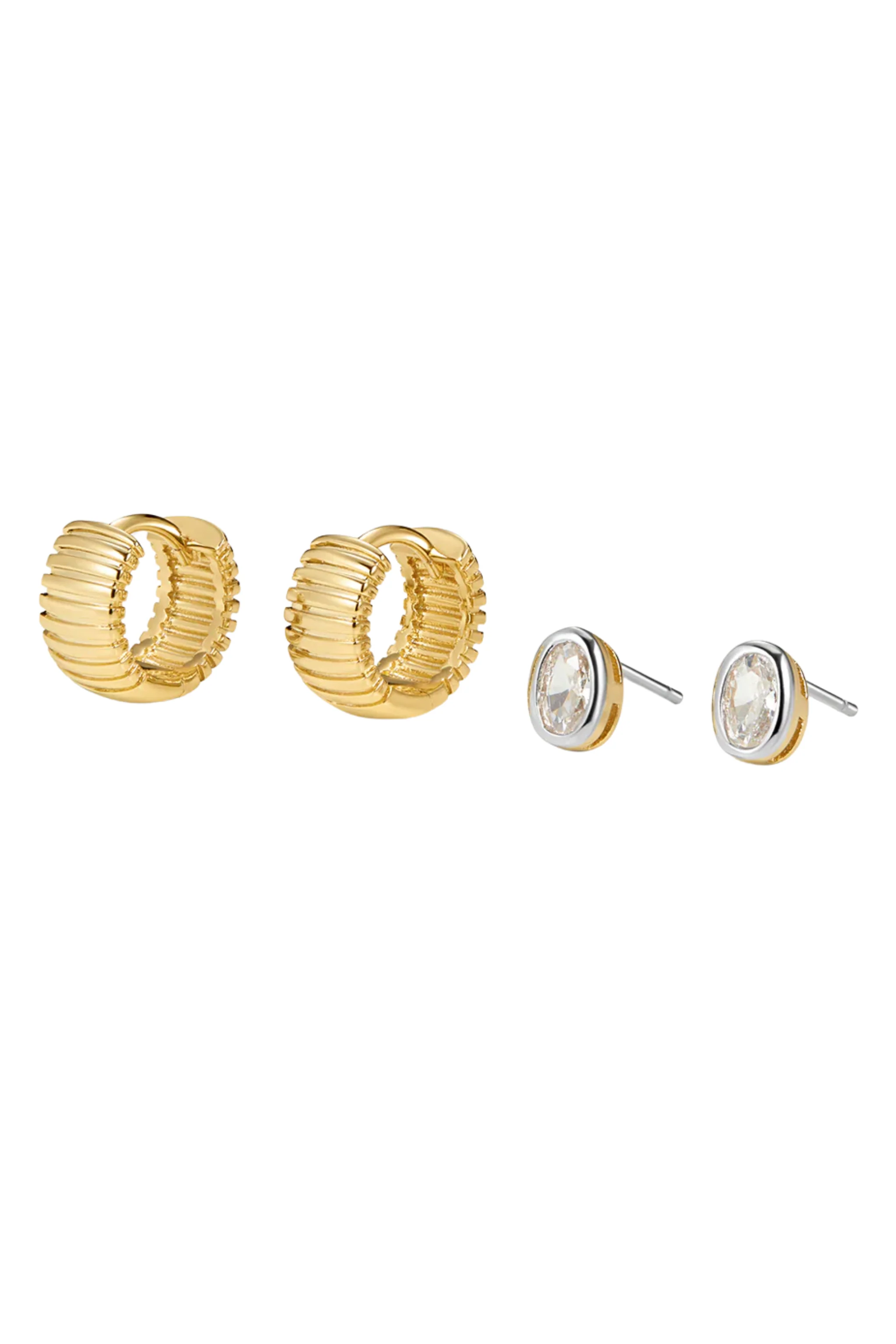 The Georgia Stone Earring Set